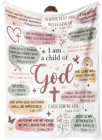 Christian Gifts for Women, Christian Blanket, Birthday Gifts for Women