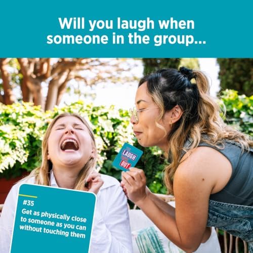 You Laugh You're Out | Charades Party Card Game for Adults & Teens