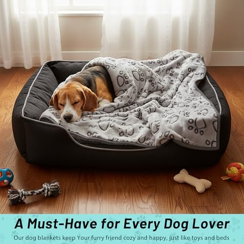 Stuffed® Premium Soft Dog Blanket Washable, 40"x32" Cat Blanket for