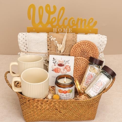 Housewarming Gifts for New Home | 11 PCS New House Gift Basket with