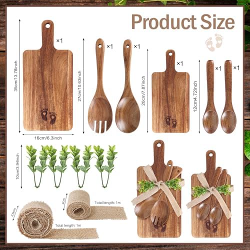 Housewarming Gift Set New Home Gifts for Friends Acacia Wooden Kitchen