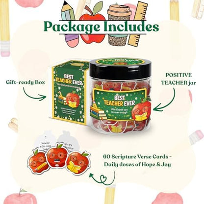 Teacher Affirmation Gifts – 60 Positive Apple Teacher Appreciation