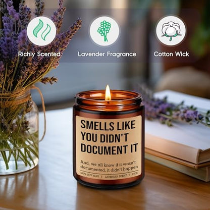 GSPY Candle, HR Gifts, Human Resources, Funny Office Gifts for