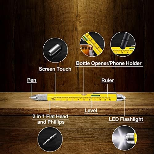 KEZKALS Gifts for Men 9 in 1 Multitool Pen Stocking Stuffers for Men