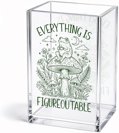 Everything Is Figureoutable Acrylic Pen Holder Cup Gifts For Women