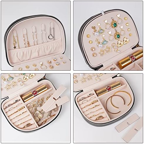 ProCase Travel Size Jewelry Box, Medium Portable Seashell-Shaped