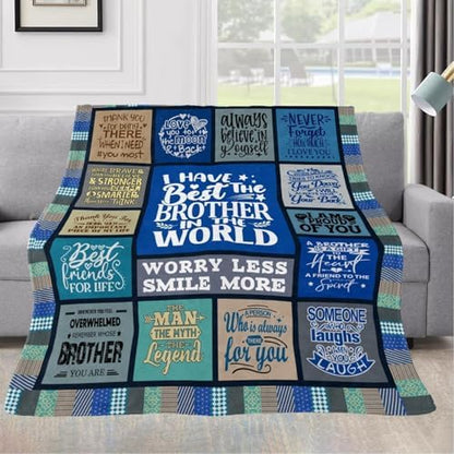 Gifts for Brother Blanket, Brother Birthday Gifts from Sister