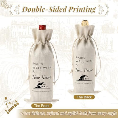 House Warming Gifts New Home, Wine/Champagne Bag with Thicken