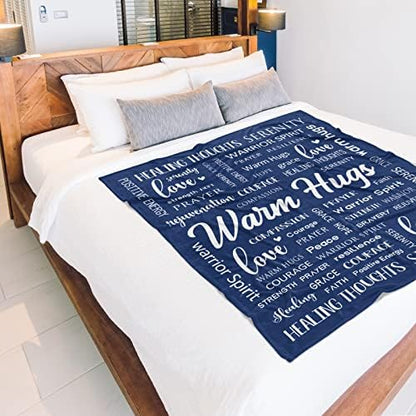 Afterprints Warm Hugs Healing Blanket, Get Well Gifts for Women Men