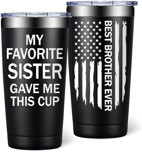 SpenMeta Gifts for Brother - Brother Gifts from Sister - 20oz Tumbler