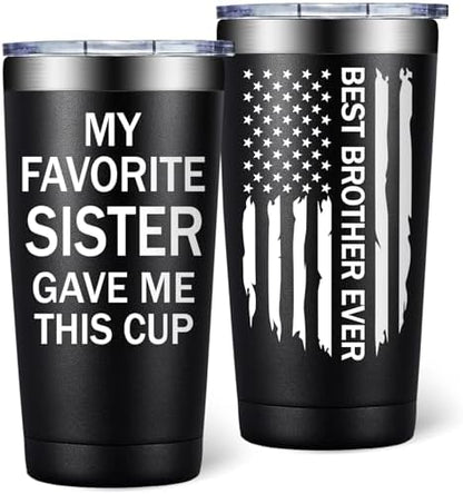 SpenMeta Gifts for Brother - Brother Gifts from Sister - 20oz Tumbler