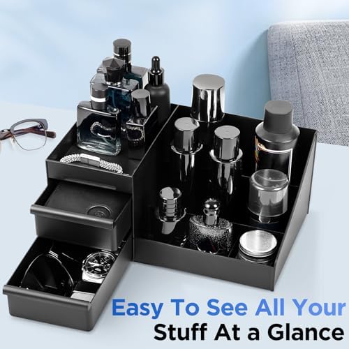Cologne Organizer for Men, Perfume Organizer, Bathroom Organizer, Men