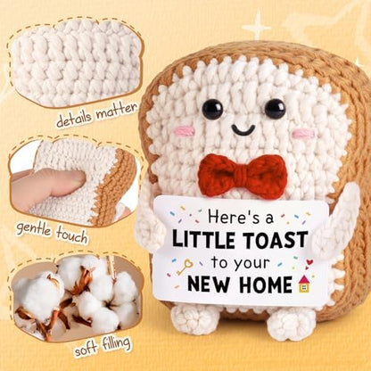 House Warming Gifts New Home - Handmade Crochet Toast