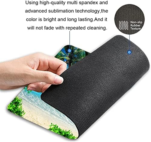 Beach Mouse Pad, Tropical Palm Trees and Cool Seawater Island