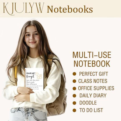 Appreciation Gifts Notebook Journal 5.5x8.3 Inch, Going Away Gifts for