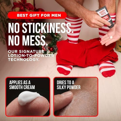 HAPPY NUTS Comfort Cream Deodorant For Men: Anti-Chafing Sweat