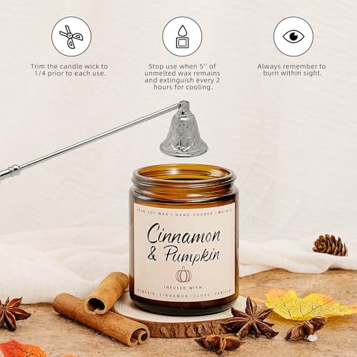 Auelife Fall Candle Set | 4 Pack Scented Candles for Home - Candle
