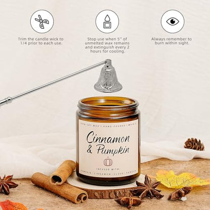 Auelife Fall Candle Set | 4 Pack Scented Candles for Home - Candle