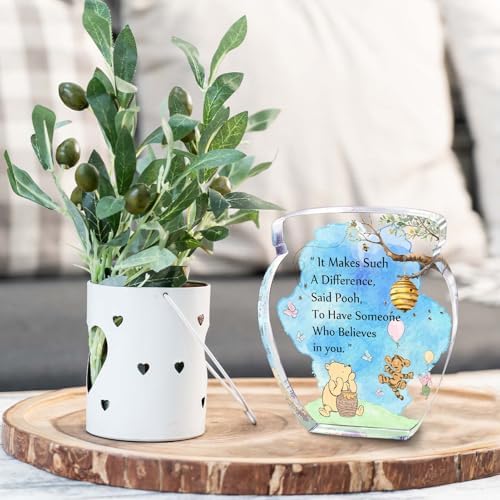Honey Pot Acrylic Desk Decor, Friendship Gift for Women and Best