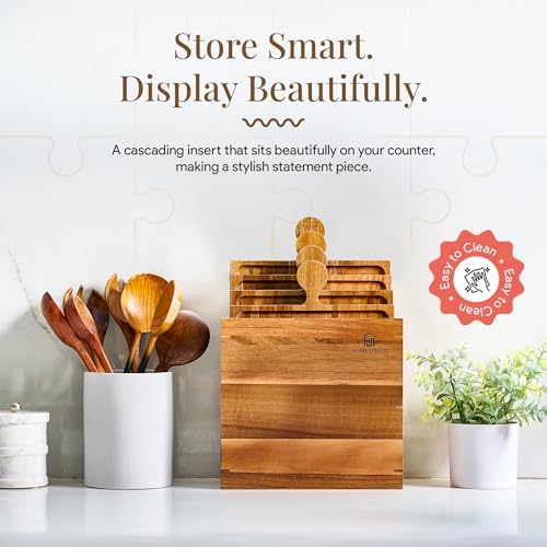 Homesphere Wooden Charcuterie Boards, Appetizer Tray for Parties &