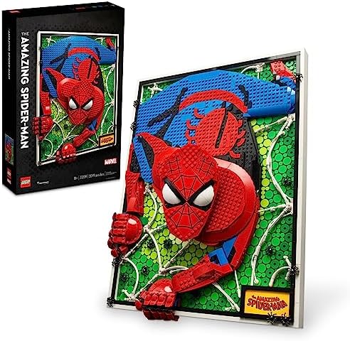 LEGO Art The Amazing Spider-Man 31209 Build & Display Home Decor Wall