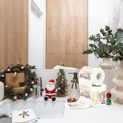 Funny Christmas Toilet Papers, Home Alone Christmas Bathroom