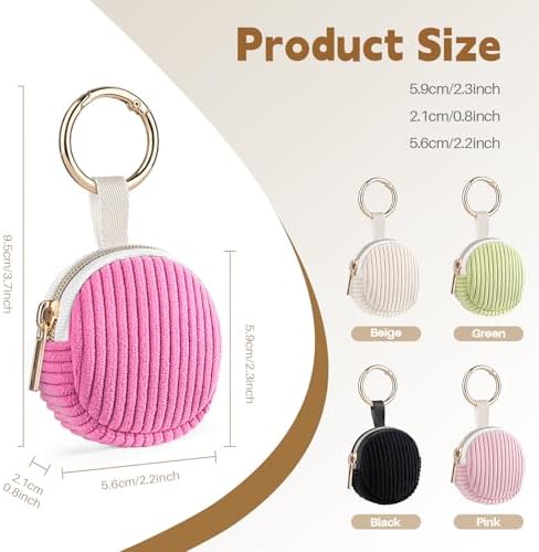 Jewelry Ring Holder Keychain, Travel Jewelry Holder Case, Lilac