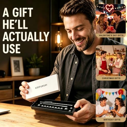 Fidget Gel Pens Gifts for Men - Stocking Stuffers for Men & Teen Boys