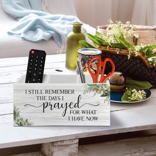 Inspirational Christian Pen Pencil Holder Organizer for Desk