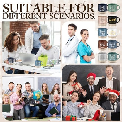 Didaey 10 Pcs Thank You Mugs Employee Appreciation Gifts Bulk for