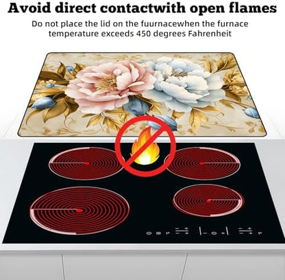 Multi-Design Stove Top Cover for Glass/Electric Stoves - 3-in-1