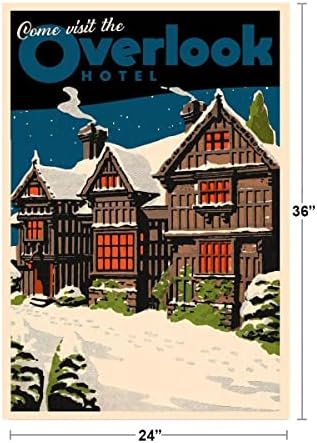 The Overlook Hotel Poster Come Visit Vintage Horror Movie Posters Cool