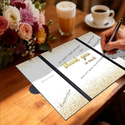 HAHZY Large Thank You Card, Appreciation Gift Card for Women Men