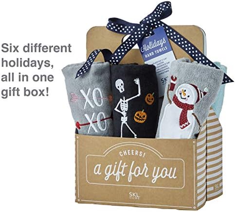 SKL Home by Saturday Knight Ltd. Holidays 6pc Hand Towel Gift Set