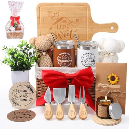 House Warming Gifts Basket 21 Pieces Housewarming Gift for New