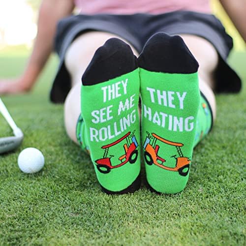 Lavley Funny Golf Socks Fun Gift for Golfers Men & Women Stocking