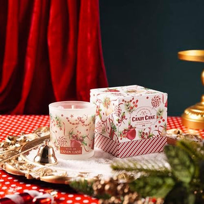ROMIIE ZOI Christmas Scented Jar Candle - 6oz Soy Wax Candle - Candy