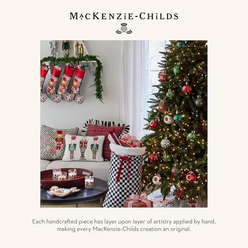 MACKENZIE-CHILDS Ceramic Cookie Plate, Christmas Candy and Cookie