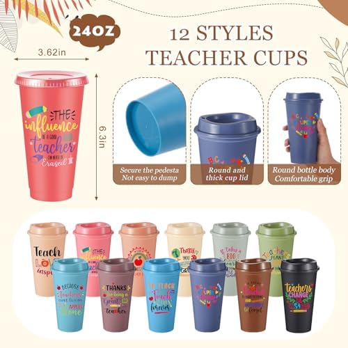 Pickmesh Teacher Appreciation Gift 2026 Bulk 48 Pcs / 12 Sets Thank