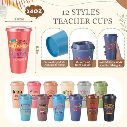 Pickmesh Teacher Appreciation Gift 2026 Bulk 48 Pcs / 12 Sets Thank