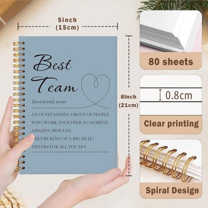 Lacama Thank You Gifts for Team Notebook Gifts for Team Teammate Work
