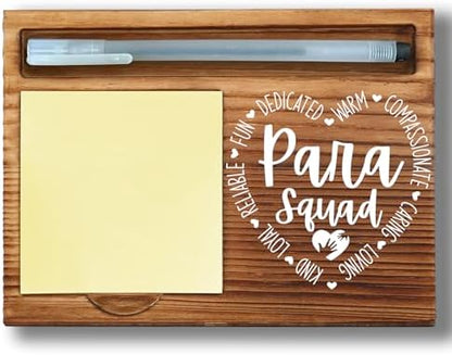 para Squad Sticky Note Holder, Paraprofessional Appreciation Gifts