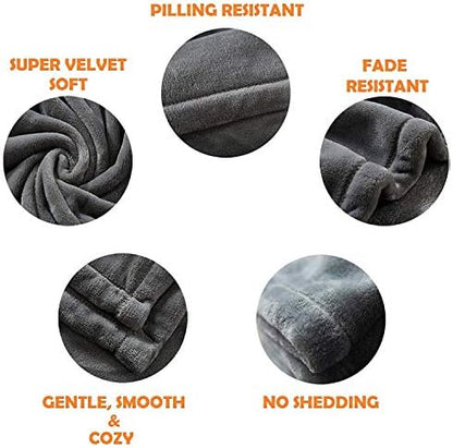 Elegant Comfort Luxury Velvet Super Soft Christmas Prints Fleece