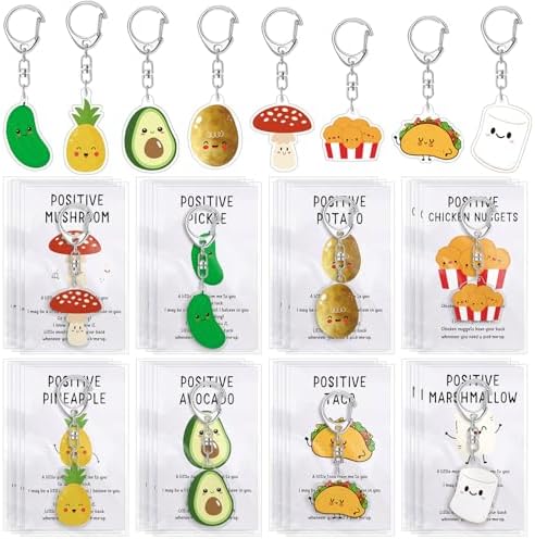 Landical Positive Food Keychain Food Service Gift