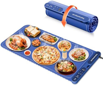 Warming Mat For Food Extra Large 32"x15", Electric Silicone Food