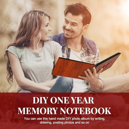 Cinnvoice One Year Anniversary Scrapbook Photo Album, Our First