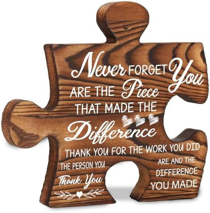 Thank You Gift Heartfelt Appreciation Plaque for Coworkers