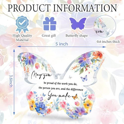 Butterfly Gifts for Women Coworker Teacher Thank You Gift for Teachers