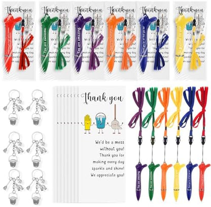 Suncalla 36 Sets Housekeeping EVS Week Gifts Thumb up Pen Keychain