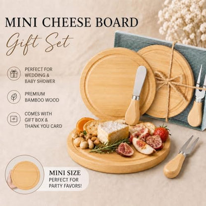 Maxcheck 1 Set Baby Shower Wedding Cheese Board Gifts for Guests